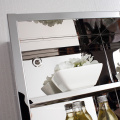 #7043 Wall mounted stainless steel kitchen mirror cabinet